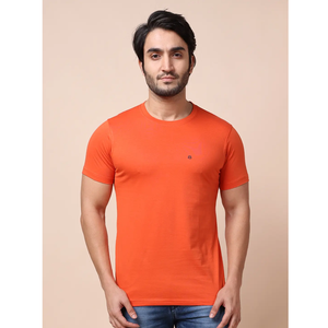 Camiseta de media manga con cuello redondo para hombre de alta calidad, cómoda, estilo versátil para todo el día y moda sin esfuerzo, 100% algodón - Product Image 1