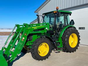 Tractor John Dere de 540M de calidad original con cabina de carga frontal y CA - Product Image 3