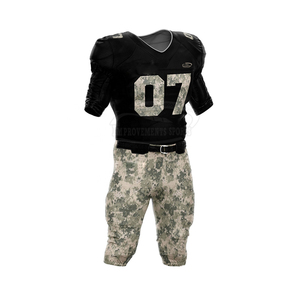 Customized Logo Printing American Football Uniforms for Men Lightweight Comfortable Sports Wear XL Size Short Sleeves Shorts Set - Product Image 3