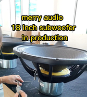 Haut-parleur professionnel en néodyme de 18 pouces 18IPAL Bobine vocale de 115 mm Subwoofer de 18 pouces Haute sensibilité Basse fréquence