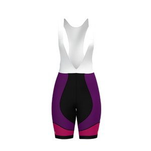 Women's Plus Size Reversible Seamless <b>Cycling</b> Bib Shorts Set - Product Image 3