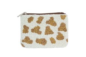 Monedero bordado con cuentas de semillas, diseño de ojos, monedero con cuentas, pequeño monedero colorido para mujeres y niñas de la India - Product Image 2