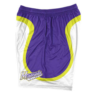Vente en gros d'usine 100% polyester Lacrosse Performance Short Sets Respirant Confortable Sublimé Sportswear Réversible Imprimé - Product Image 6