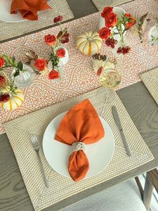 Vente en gros pas cher Anneau de serviette en rotin avec strass boucle de serviette pour décor de serviette de mariage - Product Image 5