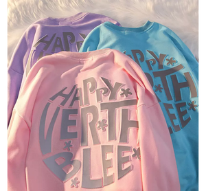 Sudaderas con Cuello Redondo y Diseño Personalizado en 3D para Mujer, Corte Regular de Invierno, 340g, Estampado Puff con Logotipo Bordado - Product Image 5