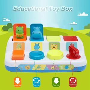 Pop up Pals couleur tri Animal Push Pop jouet pour enfants jouets éducatifs pour bébé avec ours forme Cause effet bouton poussoir jeu - Product Image 2