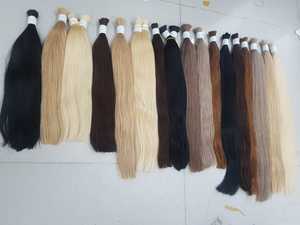 Extensiones de cabello humano sin procesar de colores completos Color ceniza/Color cálido a granel/Trama/I U V puntas de uñas al por mayor de fábrica - Product Image 4