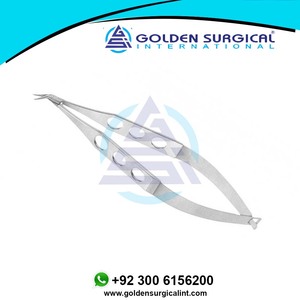 Katena castroviejo corneoscleral กรรไกรขนาดเล็กซ้ายเครื่องมือตาขนาดเล็กเครื่องมือผ่าตัดขนาดเล็ก - Product Image 2