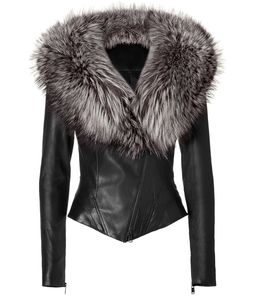 Veste de moto en cuir gothique en denim régulier léger rembourré de coton, cuir de chinchilla, respirante, tricotée sur mesure - Product Image 6