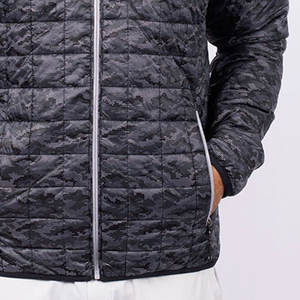 Veste matelassée à logo personnalisé pour hommes, veste d'hiver en duvet à manches longues, dernier style sur mesure pour hommes - Product Image 6