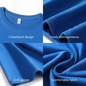 T-shirt à col rond surdimensionné 100% coton pour homme Impression de logo personnalisée Respirant Taille plus grande Vintage Tees d'été - Product Image 6