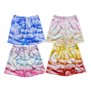 OEM Heavyweight Polyester <b>Men's</b> Gym Basketball Mesh <b>Shorts</b> 5 Inch Double Layer Elastic Waist Custom Breathable Design Wholesale - Product Image 1