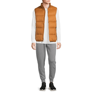 Gilet d'hiver décontracté respirant et confortable de qualité supérieure avec logo personnalisé, fermeture éclair, vente chaude, haute qualité, service OEM pour hommes - Product Image 2