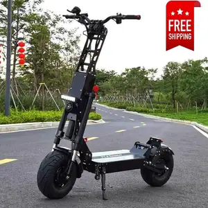 ORIGINAL FLJ K6 electric scooter 6000W 60V 13 inch dual drive motor 40Ah range 80-150kms For Adult Ready to ship worldwide