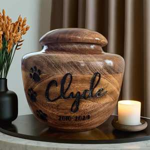Small Wooden Urns for Pet <b>Ashes</b> <b>Keepsake</b> Cremation Urn for <b>Ashes</b> Mini Urns for Pet Urns for Dogs Cat Urns for <b>Ashes</b> - Product Image 3
