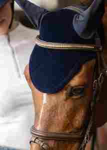 ผ้าคลุมหูม้าถักโครเชต์ น้ำหนักเบา ระบายอากาศได้ดี ป้องกันแมลงวันได้อย่างมีประสิทธิภาพ สวมใส่สบาย - Product Image 6