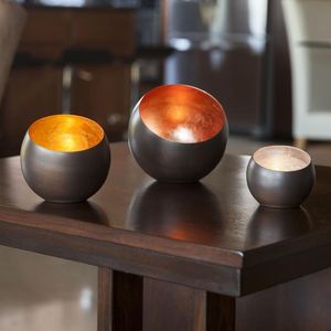 Bougeoir Bougeoir Vide en Métal Fait à la Main Décoratif Festival Petit Bougeoir d'Inde - Product Image 2