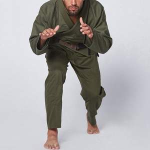 Uniforme de Karate verde de artes marciales, conjunto personalizado de la mejor calidad, nuevo diseño, Color sólido de alta calidad, ropa deportiva de todos los tamaños, arte marcial - Product Image 3