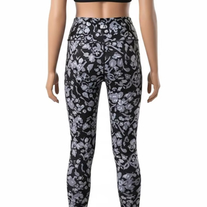 Leggings de yoga imprimés anti-odeurs, mélange de spandex, respirant, extensible, vêtements de sport et de fitness, vente en gros, fournisseur OEM - Product Image 3