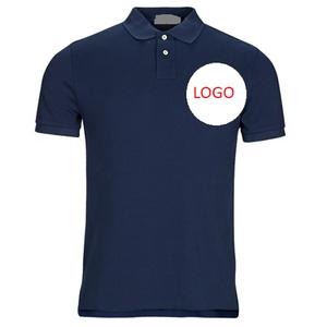 100% algodón más vendido Polo de manga corta cuello Regular Fit manga corta Polo para hombre Primeum OEM logotipo personalizado impreso - Product Image 6