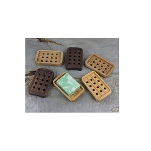 <b>Wall</b> Stand Wooden Soap Holder High Selling Wholesale Custom Wooden <b>Round</b> Soap Dish Holder for Customized Sale - Product Image 6