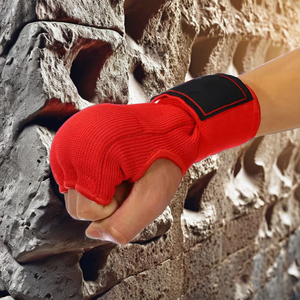 High Quality Nylon Boxing Fist Protector Bandage Factory Wholesale Latest Design Knit Padded Elastic Wraps for Inner Gloves - Product Image 1