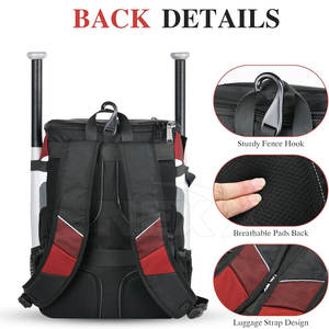 Sacs de baseball de couleur unie de haute qualité Nouveau style Sacs de baseball Accessoires de sport Sacs de baseball - Product Image 3