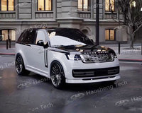 Kit de carrosserie en Fiber de carbone de mise à niveau de Style SVN pour Land Rover Rangerover SUV Kit de carrosserie large de becquet de lèvre avant