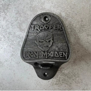 Heavy Duty Antique Cast Iron Bottle Opener With Rustic Wall Mount Perfect For Restaurants Bars And Outdoor Kitchens - Product Image 1