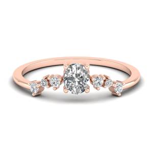 Anillos de Compromiso de Moissanita con Certificado GRA de Oro de 14K de Alta Calidad REYES para Mujer, Joyería de Lujo para Regalo de Dama de Honor de Boda - Product Image 5