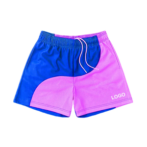 Pantalones cortos de gimnasio de malla de talla grande para hombre de alta calidad, logotipo de Color personalizado, cordón de secado rápido, venta al por mayor, característica ecológica, estilo informal - Product Image 6