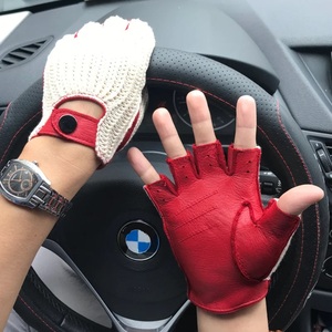 2024 nouveaux hommes gants en cuir véritable hommes gants de machiniste en peau de mouton, gants de conduite en cuir hommes, gants de conducteur en cuir - Product Image 4