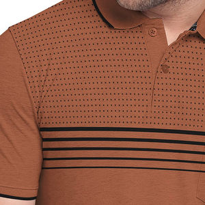 Polo de Mezcla de Algodón para Hombre, Camisa Informal Ajustada, de Manga Corta, a la Moda, para Negocios, Oficina, Verano, Ropa de Trabajo - Product Image 4