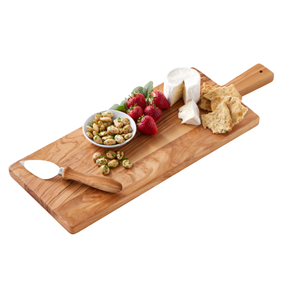 Top vente en gros plateau en bois pour la nourriture servant organisateur en bois affichage plateau à fromage en bois pas cher prix ustensiles de cuisine du Vietnam - Product Image 1