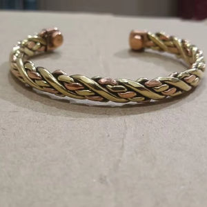 Custom Pure Copper <b>Magnetic</b> Therapy Bracelet for Men & Women Pain Relief & Wellness <b>Jewelry</b> Metal Crafts Product Anti-Arthritis - Product Image 1