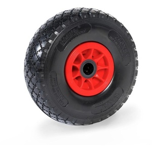 70602 D.260mm Load Capacity 150kg PU Tire with Rim FETRA <b>Block</b> <b>Rubber</b> Rollers - Product Image 1