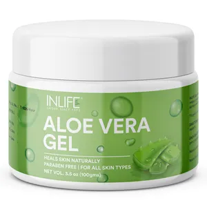 Buy Best Quality Aloe Vera Skin Gel Paraben Free GMP Certified Manufacturing Facility