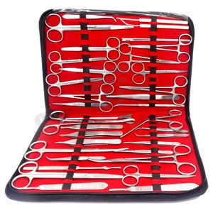 Kit básico de tijeras, fórceps, porta agujas, mango de bisturí, instrumentos quirúrgicos todo en uno de SUAVE SURGICAL INSTRUMENTS - Product Image 5