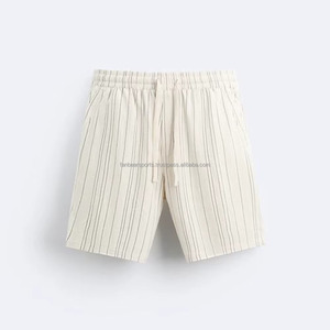 Shorts de bain décontractés pour hommes en velours côtelé respirant avec cordon de serrage, fabriqués au Pakistan, service OEM, conception ODM - Product Image 1
