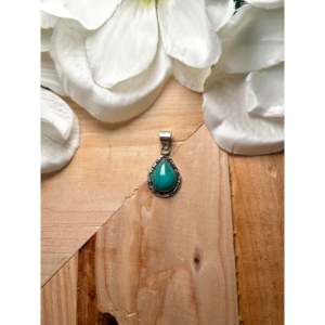 Navajo Handmade Fox <b>Pendant</b> <b>Emerald</b> Cut Diamond Bezel Set Fox Turquoise Sterling Silver Rose Gold Inlay Platinum Charm <b>Pendants</b> - Product Image 1