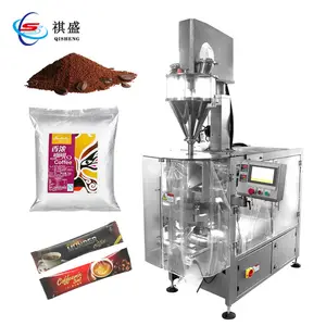 Powder Servo Filling And Packaging Machine Coffee Powder Stick Satchet Foil Bag Convenyor Sealing Packing Machine