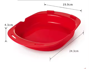 Hyri chịu nhiệt không dính trứng cuộn bakeware Pan Silicone Omelette Maker microwavable Omelet Maker nhanh chóng & dễ dàng Baking công cụ - Product Image 2