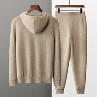 AGAMI SPORTS Ensemble de survêtement pour homme, sweat-shirt et pantalon de survêtement, 100% coton, poids lourd 240g, écologique, respirant, pour l'hiver