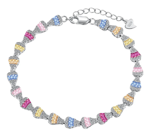 Pendentif en argent 925 de style hip-hop en forme de dessin animé avec moissanite taille princesse rayonnante pour unisexe - Product Image 1