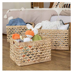 Handmade Customized Eco-Friendly Multifunction <b>Rattan</b> <b>Storage</b> Baskets Wicker Organizer for Bedroom & Kitchen Made in Vietnam - Product Image 4