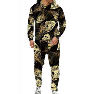 Ensemble de survêtement de sublimation tendance pour hommes, en tissu doux et au look moderne - Product Image 2