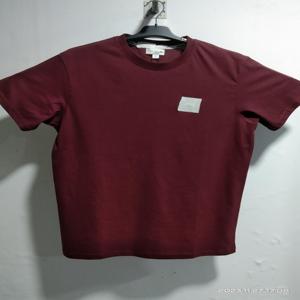 T-shirt décontracté pour homme en coton tricoté uni à manches courtes, coupe classique, respirant, col rond, vente en gros, impression personnalisée, marque privée - Product Image 4