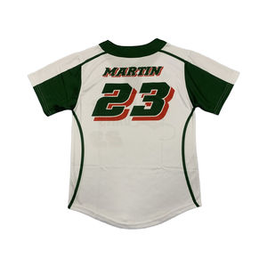 Offre Spéciale personnalisé 100% polyester maillot de baseball raglan chemise boutonnée pour les joueurs de baseball et de softball - Product Image 2