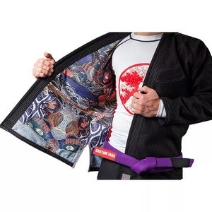 Diseño personalizado perla tejido brasileño Shoyoroll Jiu Jitsu Gi venta al por mayor BJJ Gi fabricante profesional proveedores Pakistán Bjj Gi - Product Image 5