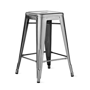 Silla de Café TOLIX de Diseño Industrial en Gris Carbón - Product Image 1
